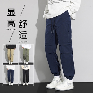 秋季现货工装裤子男宽松潮牌直筒束脚裤DSA157-1-K2507-特P48