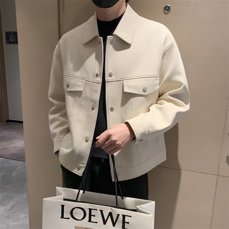 现货2025秋季社会小伙男明线工装斜纹夹克外套JK31P105控138,男装夹克,电商B276A