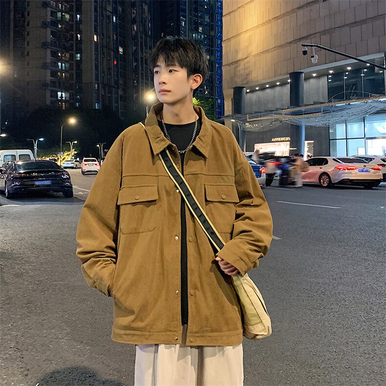 港风灯芯绒工装夹克男上衣外套JK761P75,男装夹克,星座1204-3