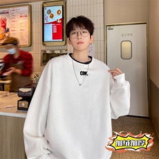 ！圆领卫衣男长袖T恤男WY172-P28加绒款（JR）-P33控价:49，男装卫衣，电商B367