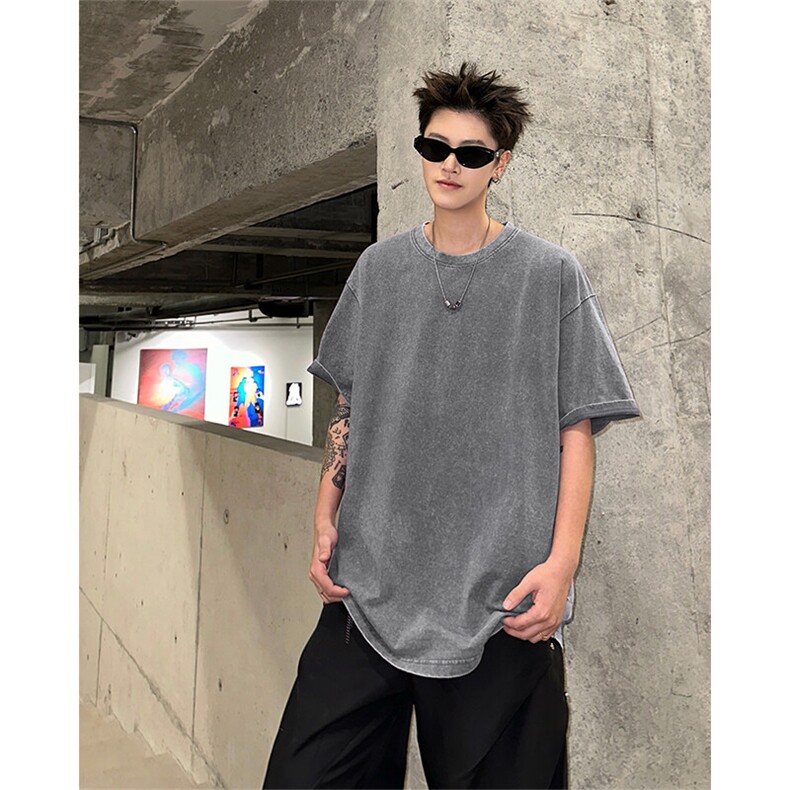 2026夏季新款X7092-TP22不多色可选高品质休闲水洗短袖T恤,男装T恤,电商A102