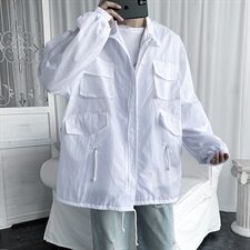 20年夏季新款工装简约防晒衣男女外套跑量品质B293-FSY06-P40，男装夹克，电商A306