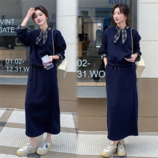 韩版宽松休闲三件套春秋套装2D075-(P170-K228)，女装套装/套裙，2D075