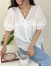 上新??韩系花边小衫，其它，DAP