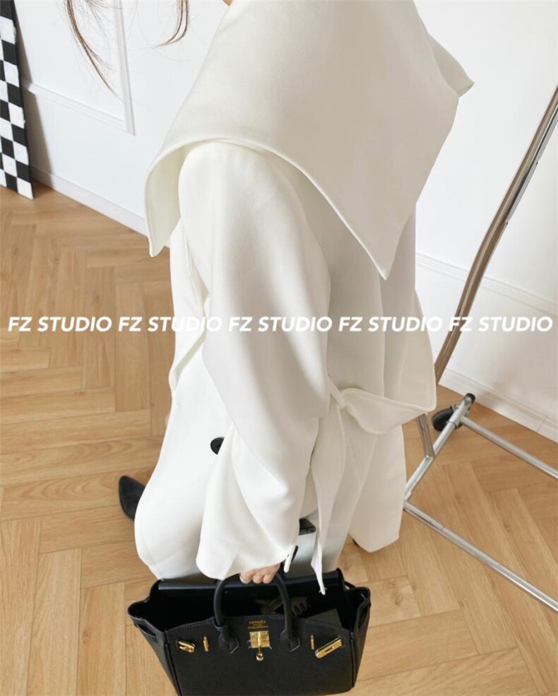 【现货】秋季新品，海军领风衣外套，女装风衣，F/TU