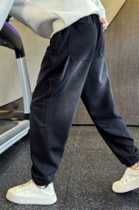 K5816-P78控108-常规加绒都有休闲裤男高级解构拼接裤子秋冬新款，男装卫衣，星座102A（原电商D309-1）
