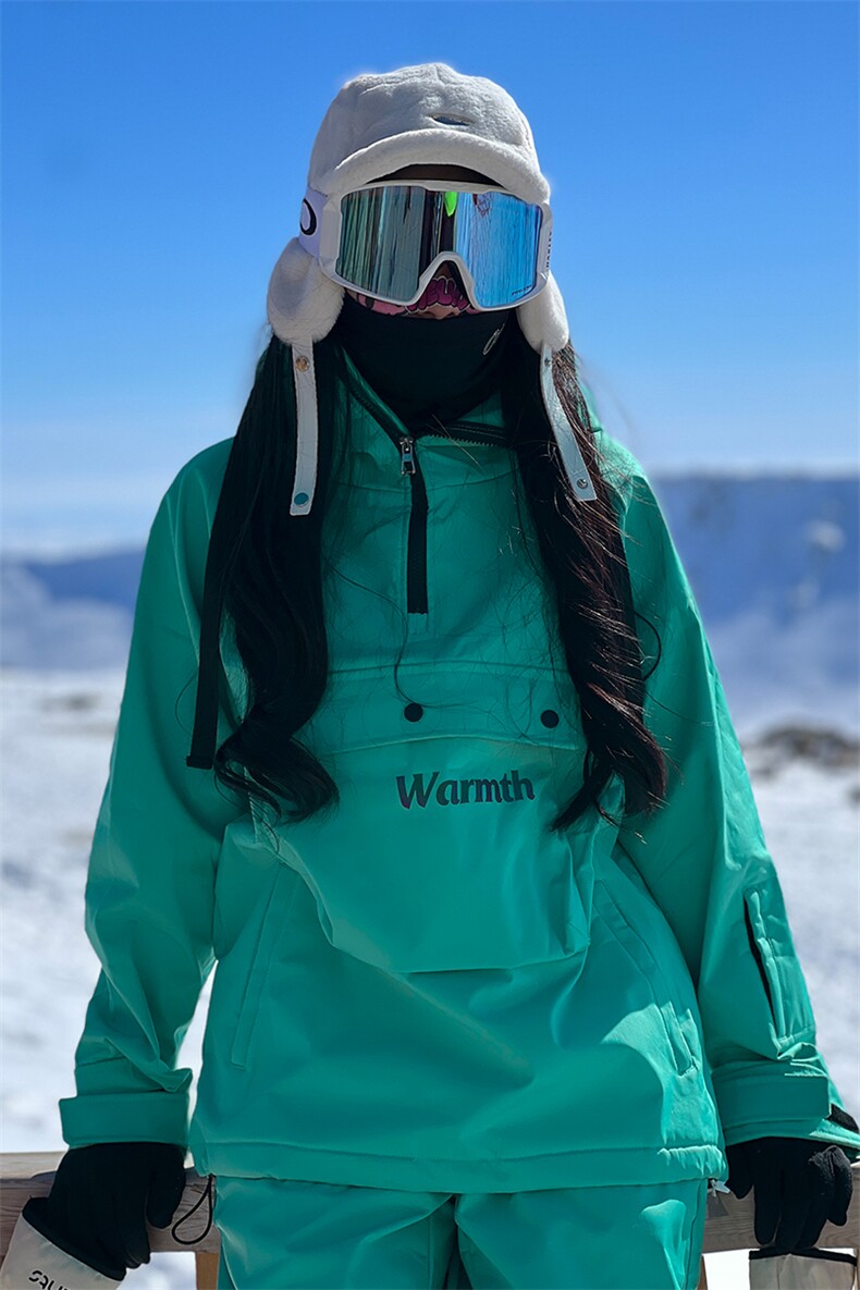 冬季大口袋连帽大码滑雪服男女加绒加厚防水防风保暖外套M25-P175,男装棉衣,电商A001-1