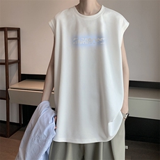 量大优可提供视频2024夏美式无袖背心HD019-1-BX24295-P18，男装背心/马甲，电商019-1