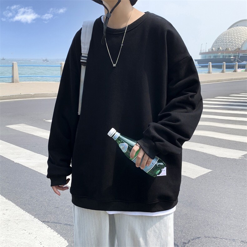 9982P20港风外景2024秋季新款圆领套头卫衣宽松休闲蝴蝶印花潮,男装卫衣,电商A026-1