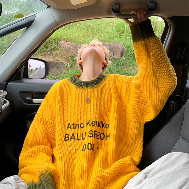 扎染潮牌毛衣GM141-P58控88，男装针织衫/毛衣，星座310A