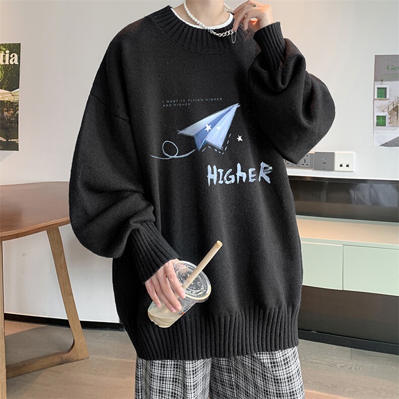 半高领毛衣男士大码针织衫男毛线衣男M18270-P45加绒款-P65,男装针织衫/毛衣,电商A040