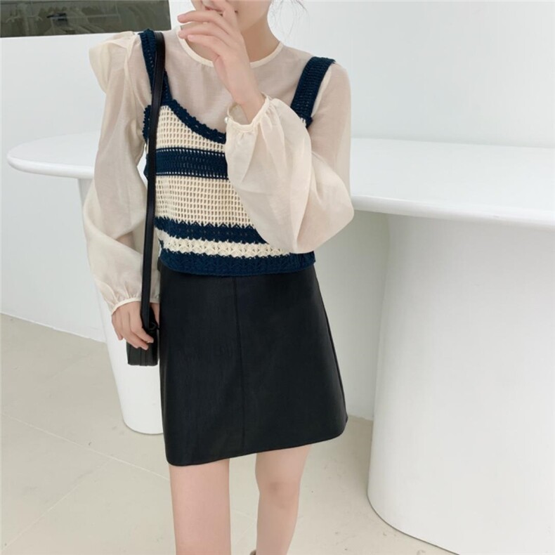 【现货】韩系背心两件套，女装背心吊带，NIY