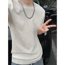 夏季针织透气圆领T恤，A061-AM01386-特P40-视频截图，男装T恤，电商A061