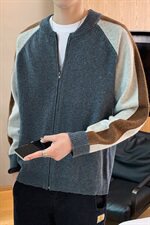 秋冬季外套男潮流韩版毛衣针织衫男装秋装开衫上衣外穿DS842T，男装针织衫/毛衣，电商A102