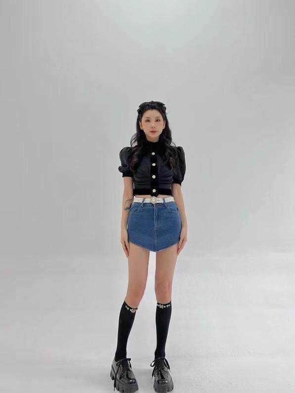 蝴蝶结透视衬衫，女装衬衫，HE