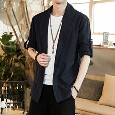 风春季大码休闲夹克衫中式斗篷小外套开衫男士披风JK609P65，男装夹克，钱塘788(原4013)