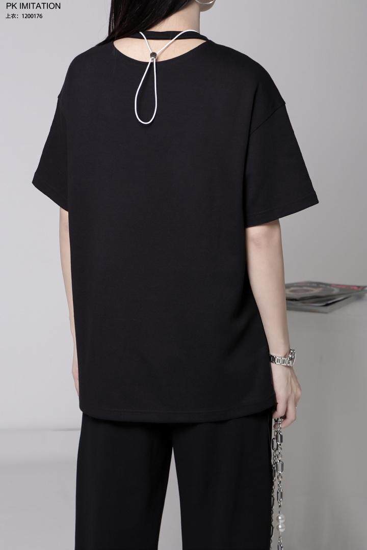 上衣有独特印花工艺.先细节后印花.，女装，拒绝模仿