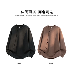 26春季大码男士圆领套头卫衣6662-P52大码元，男装卫衣，星座209