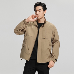 无影墙 立领夹克外套男士秋款轻熟休闲工装高级感上衣JK119-P88图片