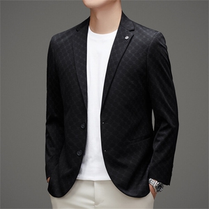 MJ2670男式秋季新款长袖简约高品西服休闲商务便服西装图片