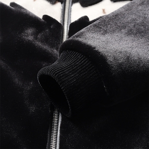 21秋冬男款纯色翻领休闲金貂绒保暖夹克外套棉服SNNJDR11825-P440图片