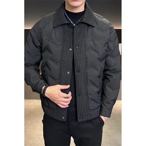 现货主推男士翻领轻薄灰鸭绒麦穗羽绒服外套上衣YR121P155图片