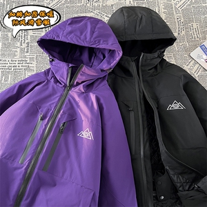 24冬户外单板双板防水防风滑雪服男士加棉加厚保暖外套M77-P160图片