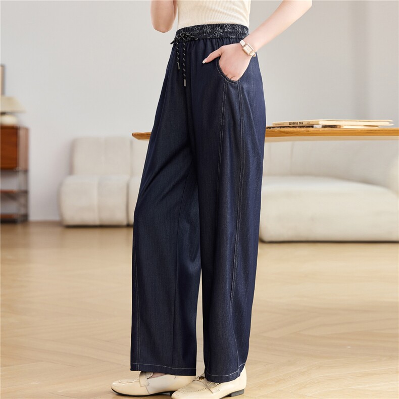2026新款女春秋季显瘦韩版宽松直筒百搭休闲裤，女装休闲裤，独衣靓