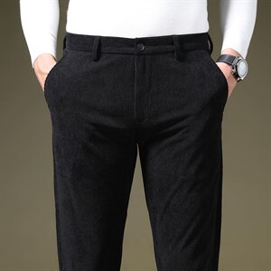 BX1681钱塘2020-2中年男士春秋季新款休闲灯芯绒休闲裤P70图片