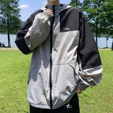 设计感拼色连帽防晒服男夏装外套J595P40，男装夹克，星座1116-2