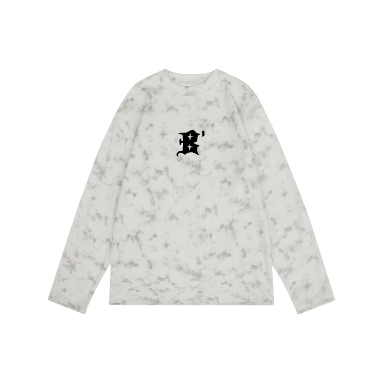 260克重磅扎染德绒圆领打底衫【有货】HD019-DR25280RL-P25图片