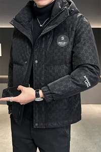 2024新款男士羽绒服高端帅气连帽羽绒外套B240-YR6826-P205图片