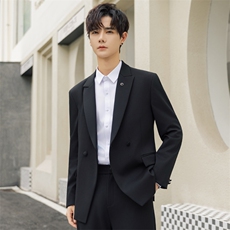 休闲西服男士套装外套高级感韩版修身痞帅小西服单件上衣2582P205，男装西服，电商A355（原A415）