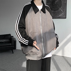 现货JK7848-特P70大码外套秋冬重磅麂皮绒高品质夹克抖音品质，男装夹克，电商A059