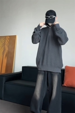 立领毛衣男针织衫外套内搭打底衫KD653-P55，男装针织衫/毛衣，电商D312-1
