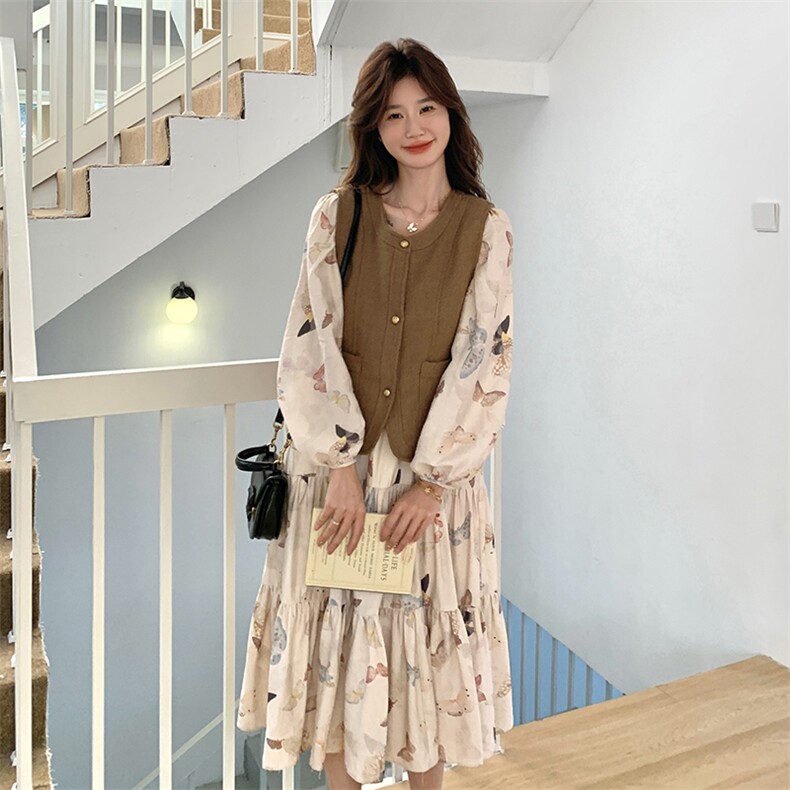 【有货】马甲蝴蝶套装A3301P165K238单裙P120,女装套装/套裙,2D113