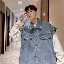 潮流百搭收口袖潮翻领标准长袖秋季单排扣新款夹克外穿W4897-P64，男装夹克，星座512-2