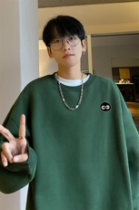 ！圆领卫衣男装港风长袖T恤男外套男WY192-P28，男装卫衣，电商B367