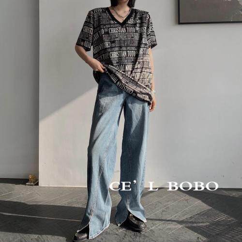 春季新款。韩版牛仔裤，女装牛仔裤，CE