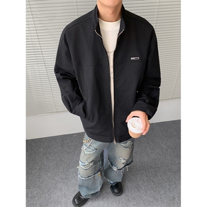 现货得物二开 立领教练夹克男秋cleanfit美式休闲外套JK1257-P85图片