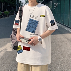 ！2022夏季男士潮牌华夫格短袖T恤百搭半袖TXH229P28，男装T恤，电商B220