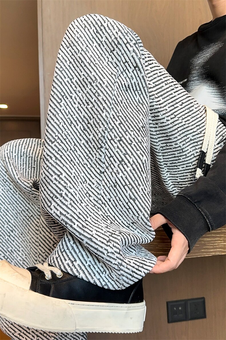 ！2025秋冬新款男士雪尼尔直筒休闲裤百搭长裤WK2100特P35,男装休闲裤,电商B220