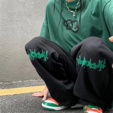 牛仔裤男夏季潮大码休闲裤子高街设计感裤子G118P40，男装牛仔裤，星座1116-2