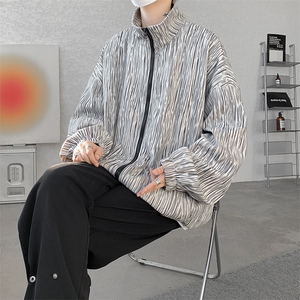 现货 JK10071-特批55 夏季大码灯芯高品质夹克外套宽松情侣上衣图片