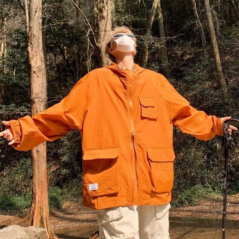 DY147-P45户外薄款防晒衣男夏季透气百搭外套防紫外线防晒服旅游,男装防晒衣,星座603-2