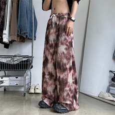 美式高街扎染渐变牛仔裤男春季设计感小众裤子潮牌宽松直筒阔腿裤，男装牛仔裤，星座716-3