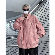 档口有货复古扎染麂皮绒工装夹克高街宽松美式飞行外套8228P78，男装夹克，星座410-2