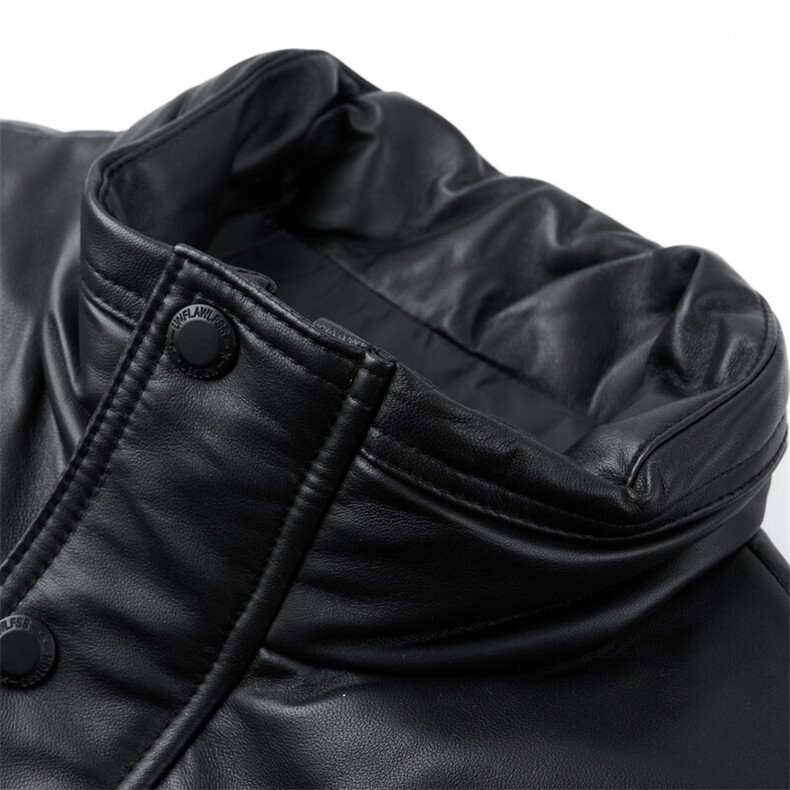 BG5605冬季海宁真皮羽绒服男白鹅绒时尚皮衣中年绵羊皮外套商务,男装羽绒服,电商B360