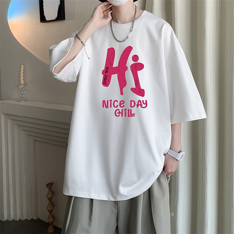 230g重磅纯棉短袖t恤男大码半袖半截袖 DX17418-P20图片