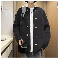 MM343-P50美式新款复古休闲慵懒风开衫毛衣外套，男装针织衫/毛衣，星座617A-2